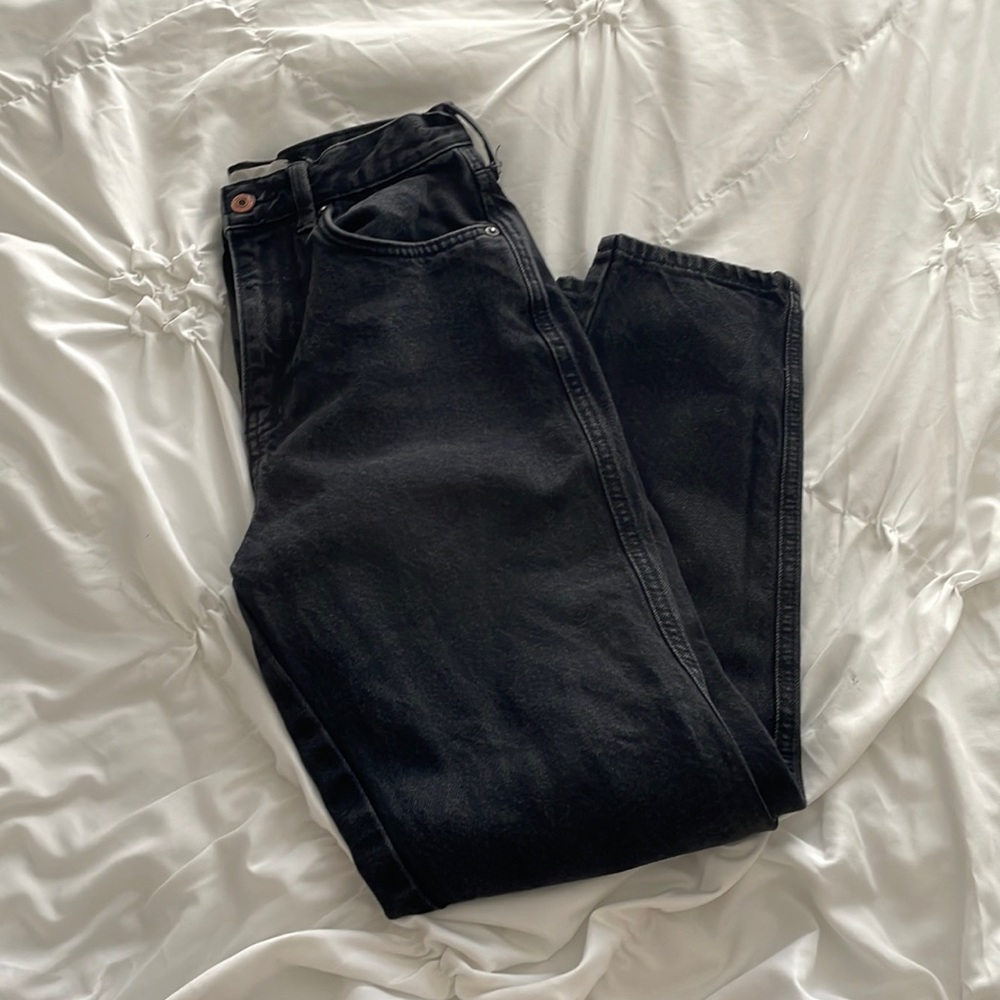 Free people mom black jeans
